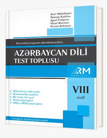 Azərbaycan dili VIII sinif test toplusu